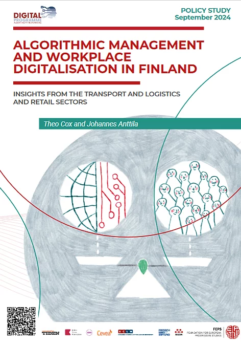 Algorithmic management and workplace digitalisation in Finland