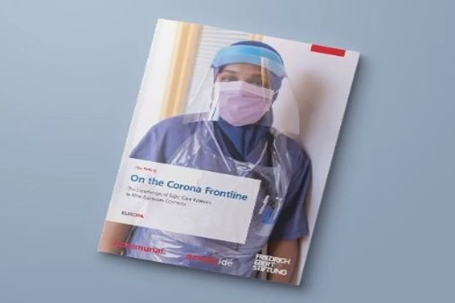 Bild: On the Corona Frontline | Fredrik Sandin Carlson/pertext, Berlin 