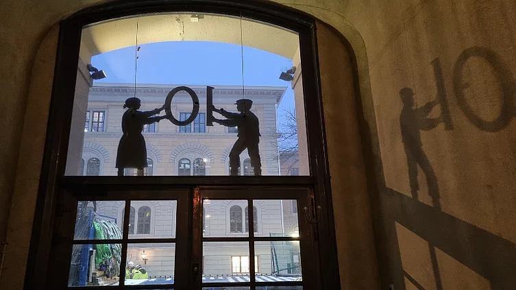 The door of Barnhusgatan 10 in Stockholm