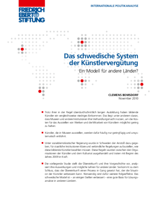 Das schwedische System der Künstlervergütung