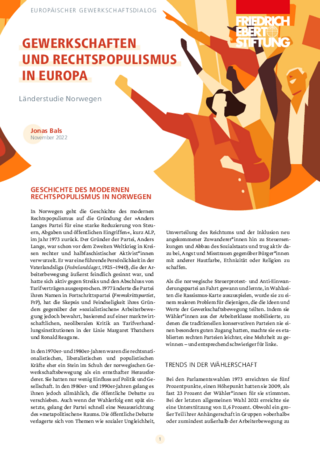 Gewerkschaften und Rechtspopulismus in Europa