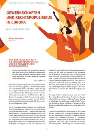 Gewerkschaften und Rechtspopulismus in Europa