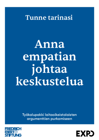 Anna empatian johtaa keskustelua